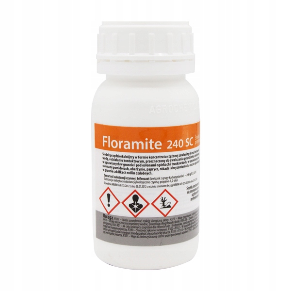 Akarycyd Zwalcza Przędziorka W Szklarniach Tunelach Floramite 240SC 250ML