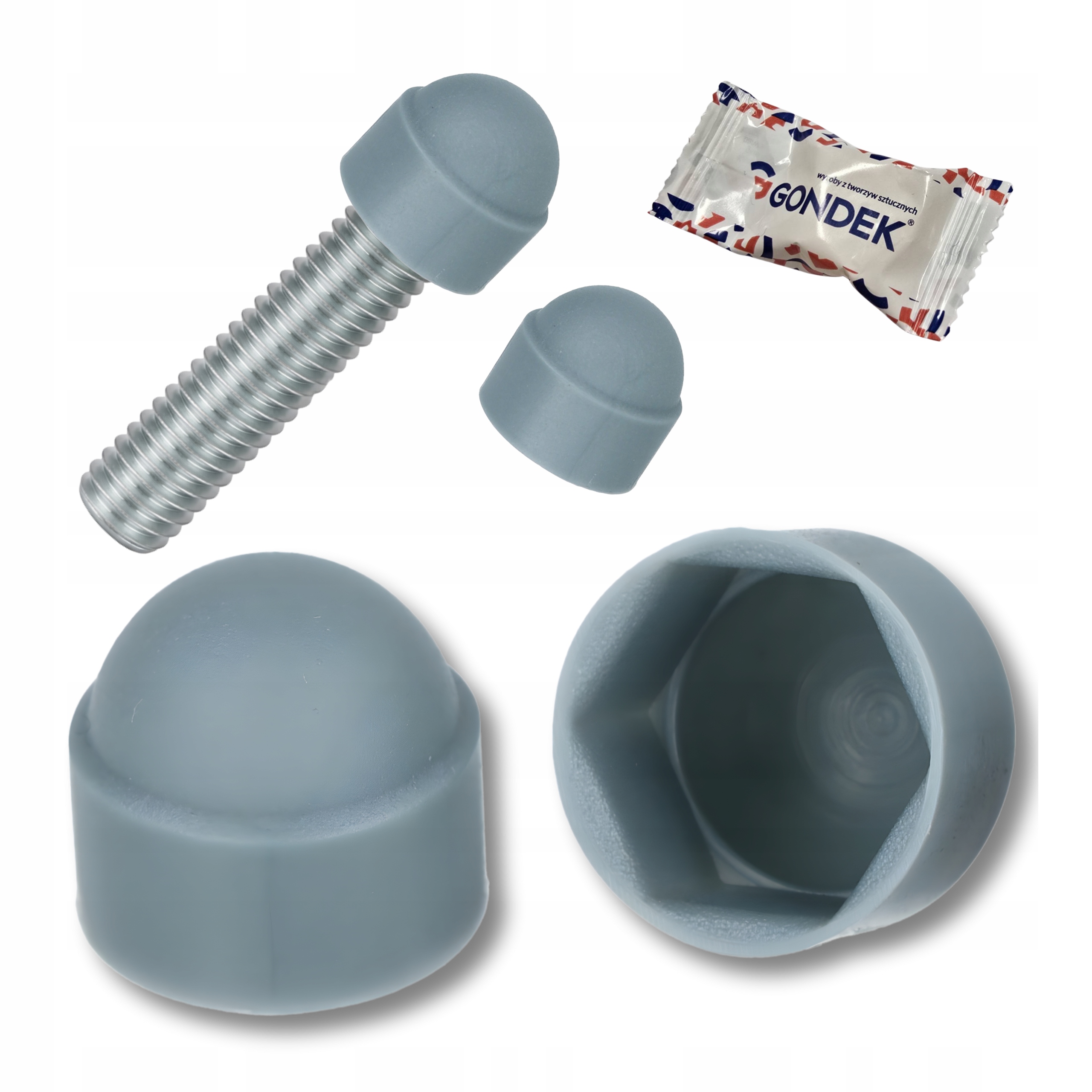 Krytka šroubu M18/27 kryt Šedá Střední RAL7000 poklice krytka 200SZ