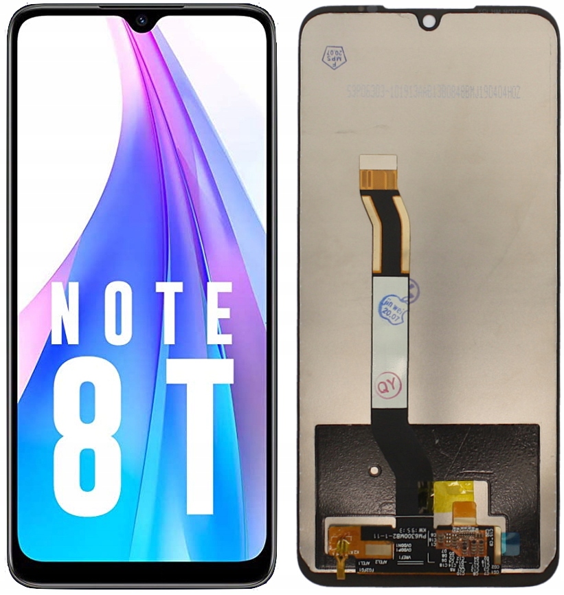 

Wyświetlacz LCD Ekran Xiaomi Redmi Note 8T czarny
