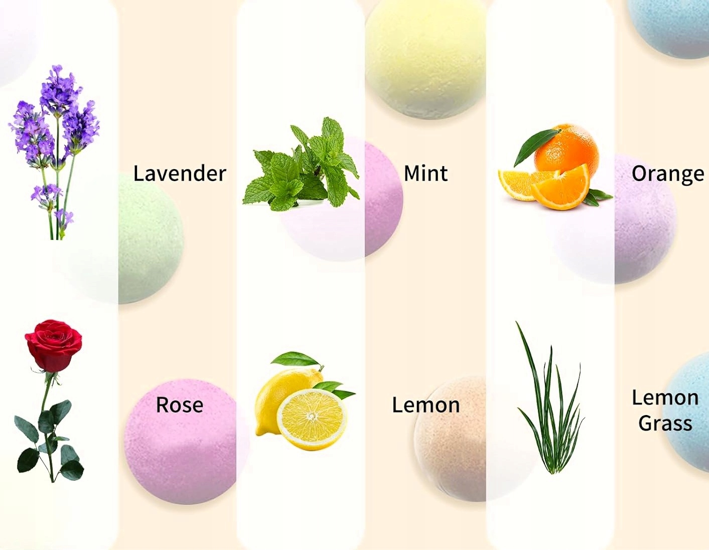 BOMBY DO KĄPIELI ZESTAW 12 SZTUK RÓŻNE ZAPACHY KULE KĄPIELOWE SUPER JAKOŚĆ Kod producenta AWFENGL