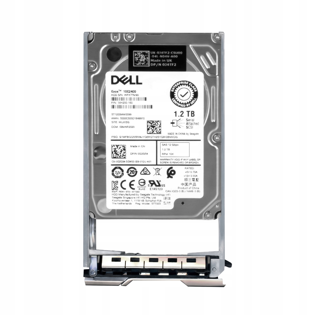 Dell 0G2G54 1.2TB 10K SAS-3 2.5'' ST1200MM0099