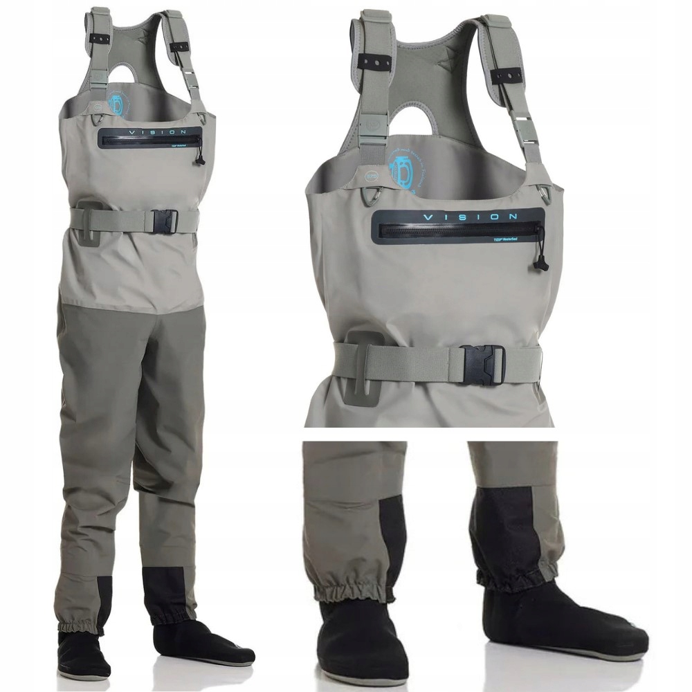 Wodery Wędkarskie Oddychające Spodniobuty Vision Scout Pro V9710-XLL