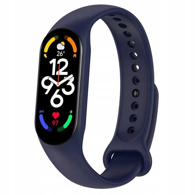 

Pasek Silikonowy do Xiaomi MI Band 7, Granatowy