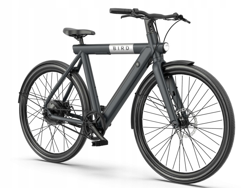 Rower Elektryczny Miejski Bird Urban 1.0 M22 28 cali Rama 22 Cale Czarny