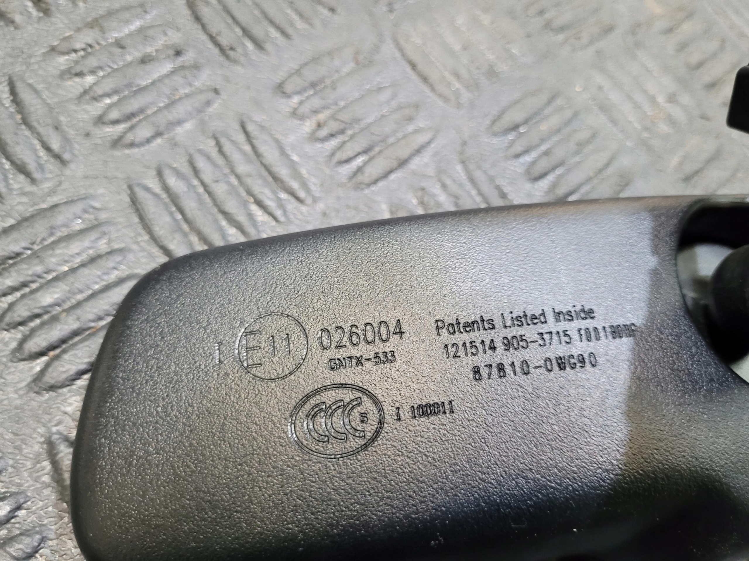 mirror inner reversely LEXUS IS III 300 H