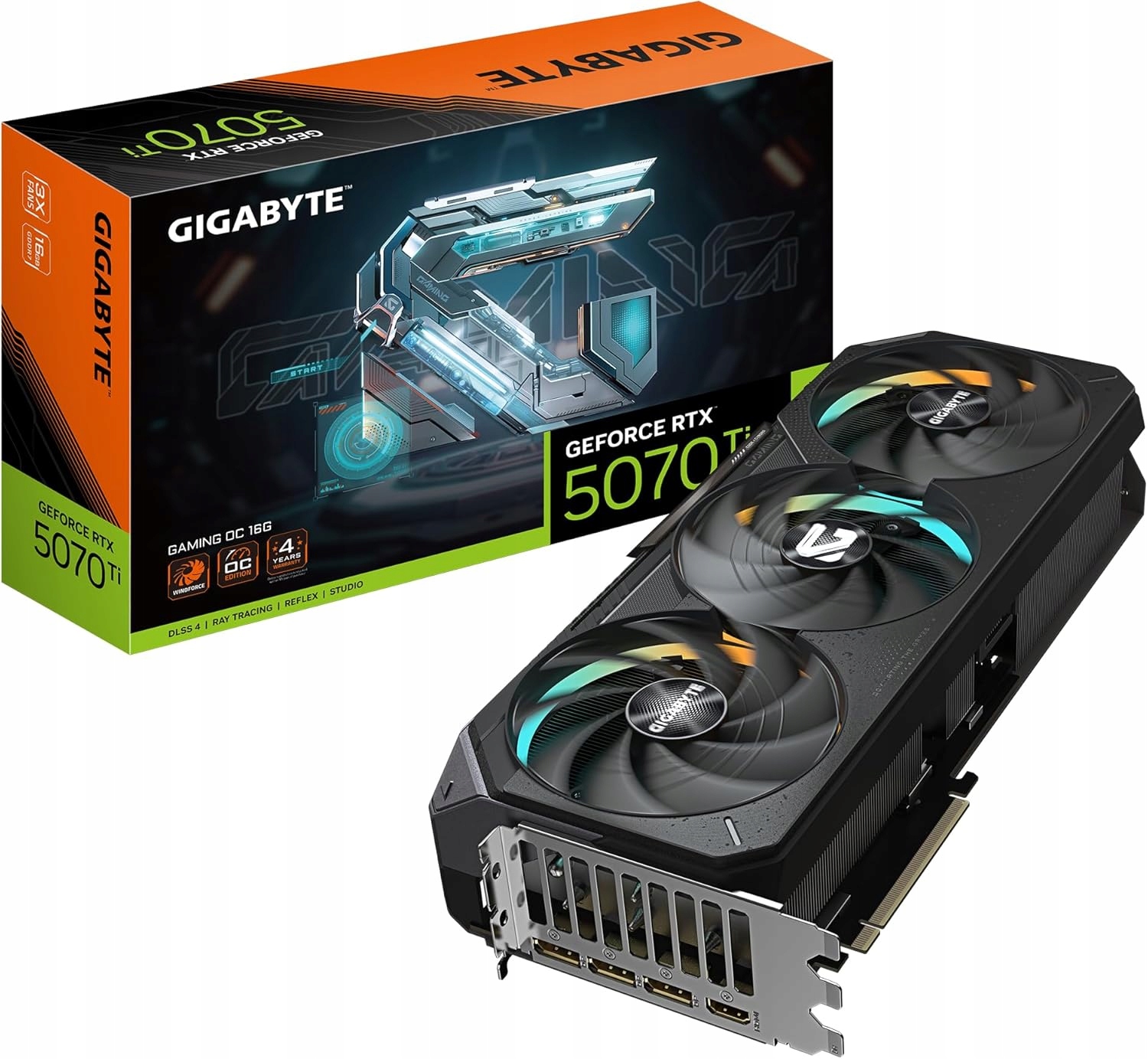 Grafická Karta Gigabyte Geforce Rtx 5070 Ti Gaming Oc 16GB GDDR7 1 Ks