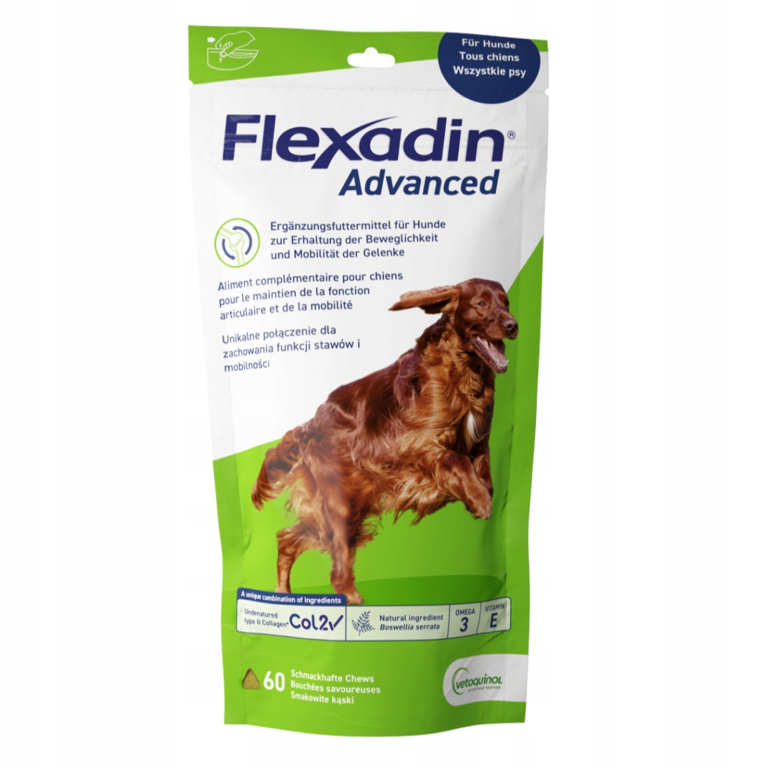 Vetoquinol Flexadin Advanced 180 g Doplněk stravy pro psy Podpora kloubů