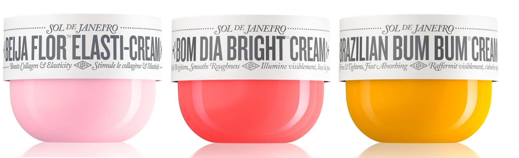 Sol de Janeiro Brazilian Bum Bom Dia Beija Flor Cream krem do ciała 3 szt.