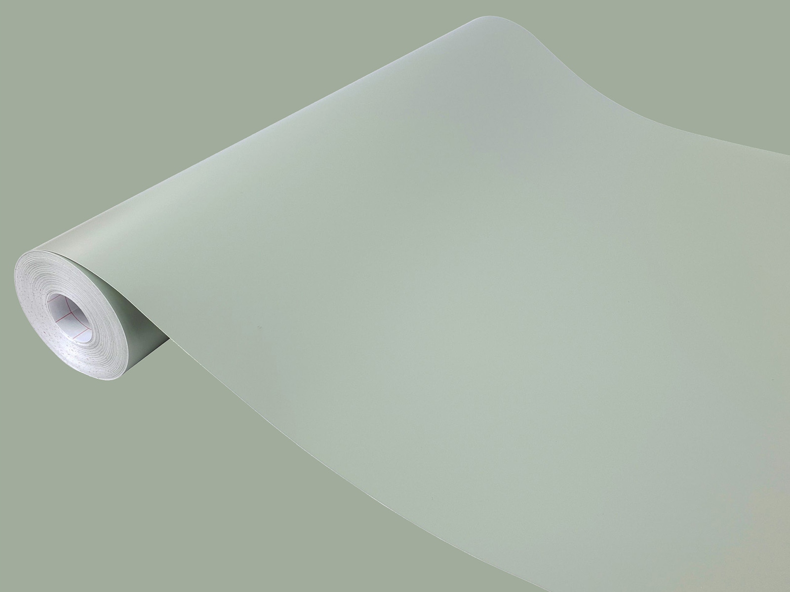 Bledě zelená lepicí dýha pro polepování kuchyňského nábytku a skříněk