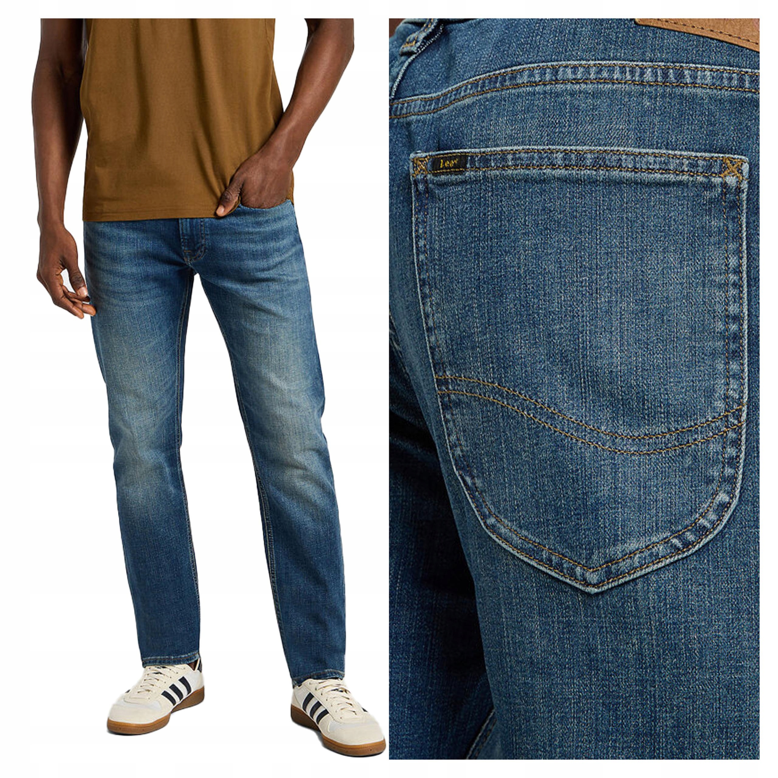 Lee Luke W33 L34 Pánské džínové kalhoty džíny Přiléhavé