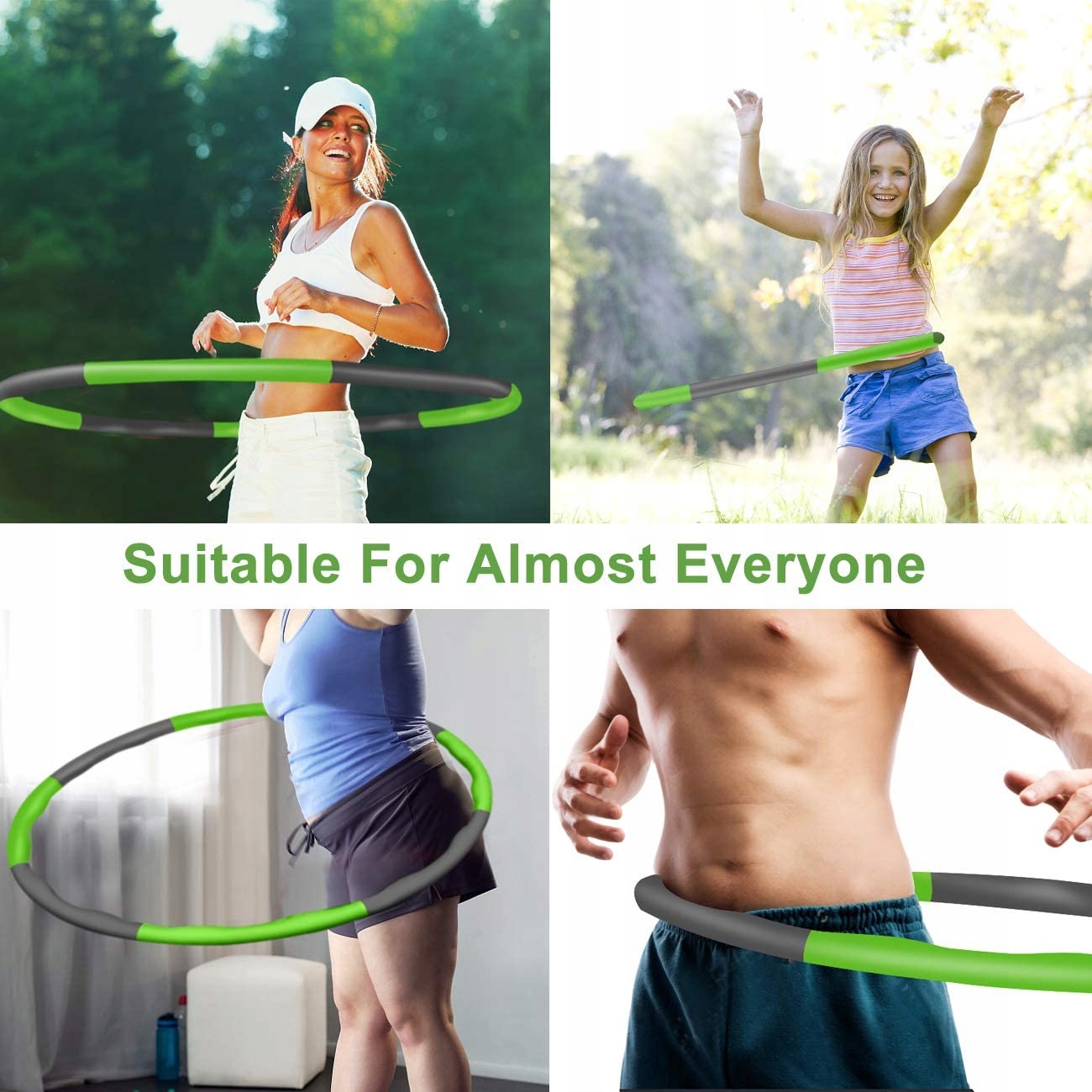 ODCHUDZAJĄCE HULAHOP SKŁADANE MASAŻ + miarką Marka inna