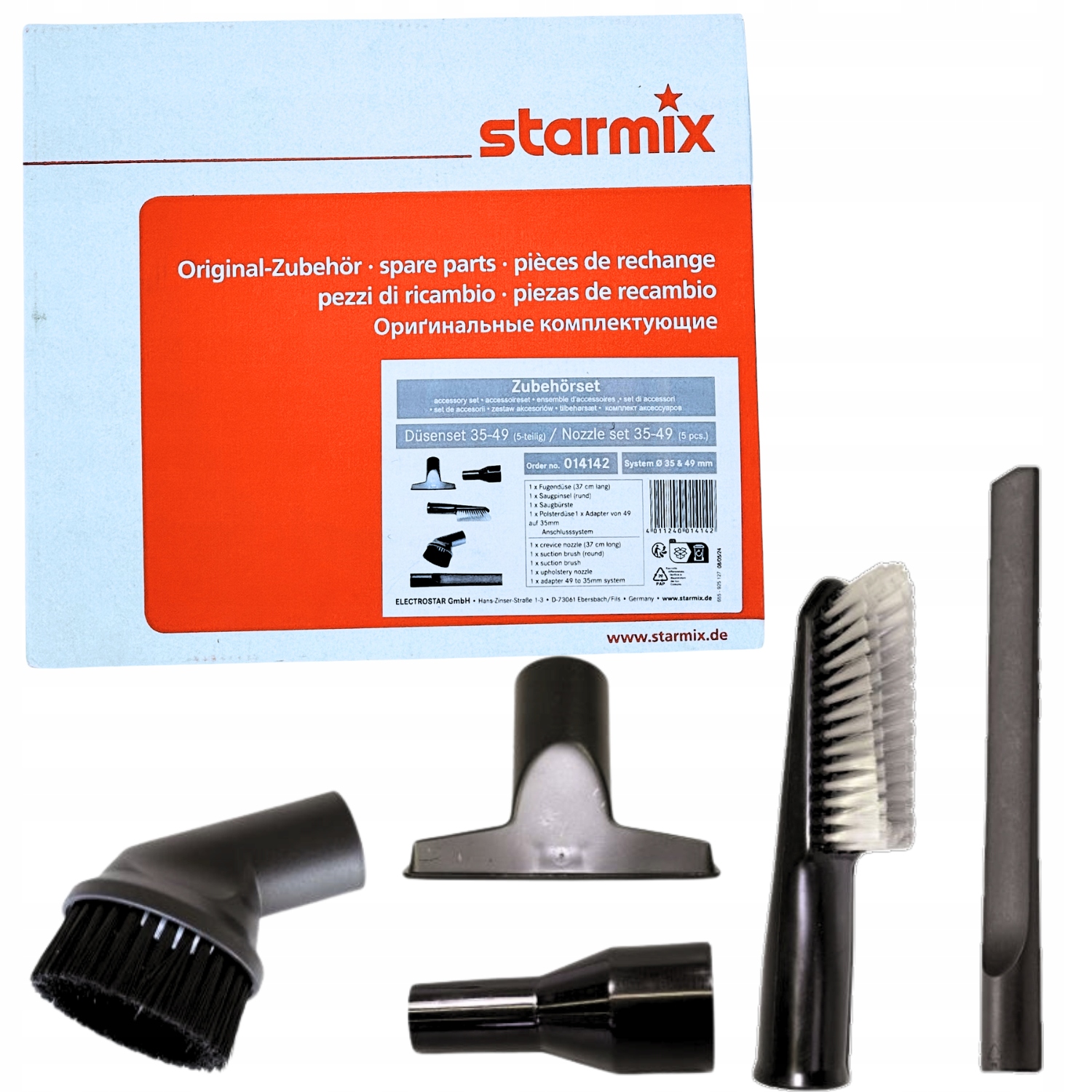 Szczotka do odkurzacza Starmix SX014142 Sawka do odkurzacza 35/49mm adapter