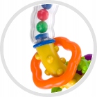 CANPOL GRZECHOTKA GRYZAK GRYZACZEK DLA DZIECI KOLOROWE KSZTAŁTY 0m+ 2/450 Materiał plastik