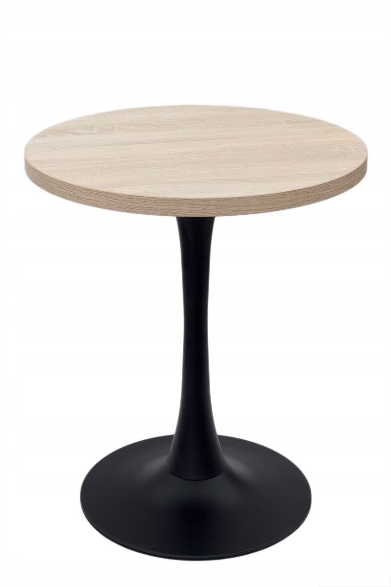 POSTUMENT DO STOŁU PODSTAWA NOGA METALOWA CZARNA STOLIKA LOFT OKRĄGŁA A-755 Marka Bankietowo