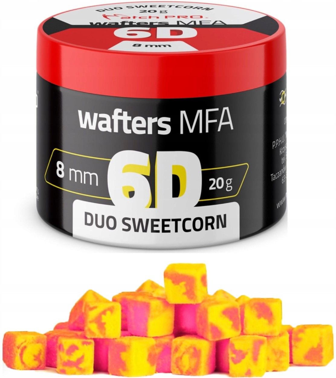 Wafters Match Pro Duo 6D Sweet Corn 8x8mm 20g
