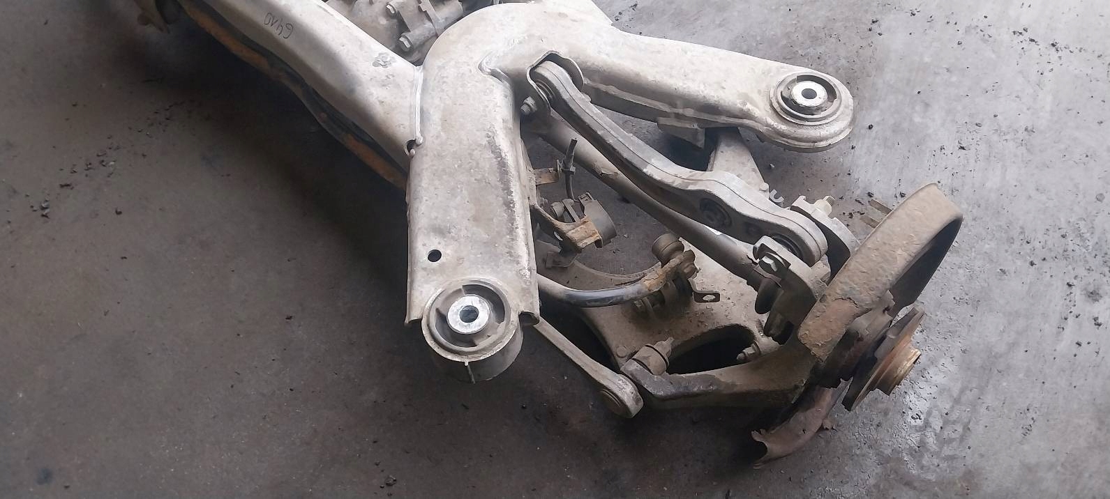 complete sususpension sider axle beam rear part QUATTRO + module AUDI A8 D3 3.0 TDI