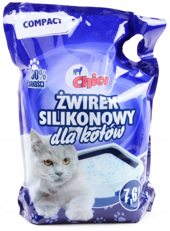 Chico Żwirek Silikonowy Compact Naturalny 4x7,6l
