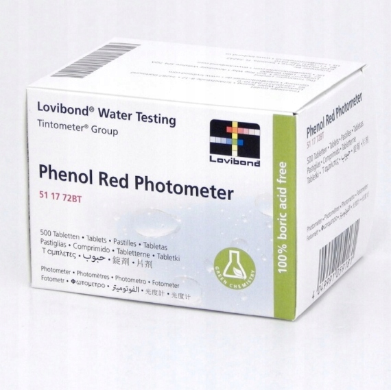 Tabletki Phenol Red Fotometr 500szt. Lovibond