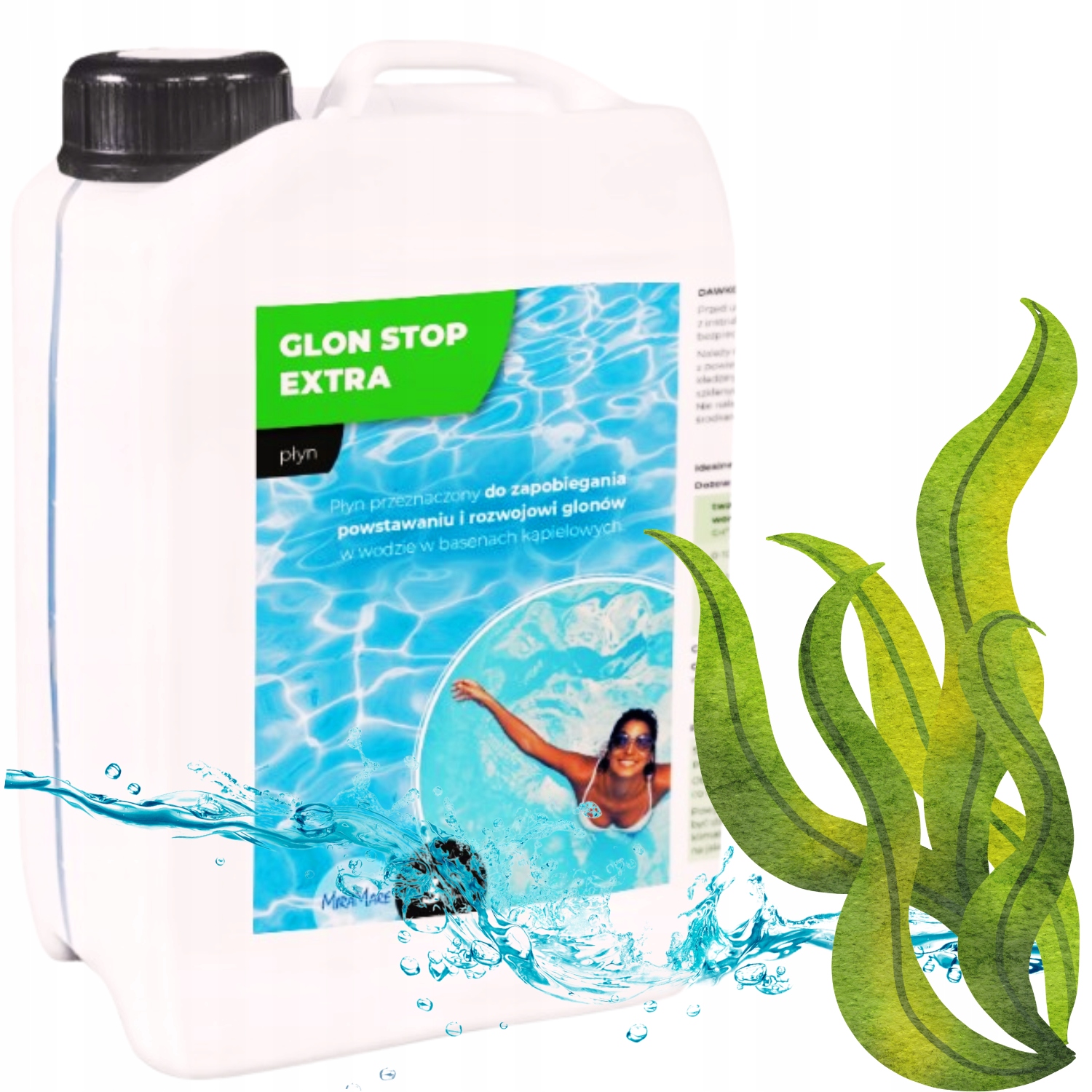 Glon Stop Extra 3L MiraMare Środek na glony do basenu silna formuła