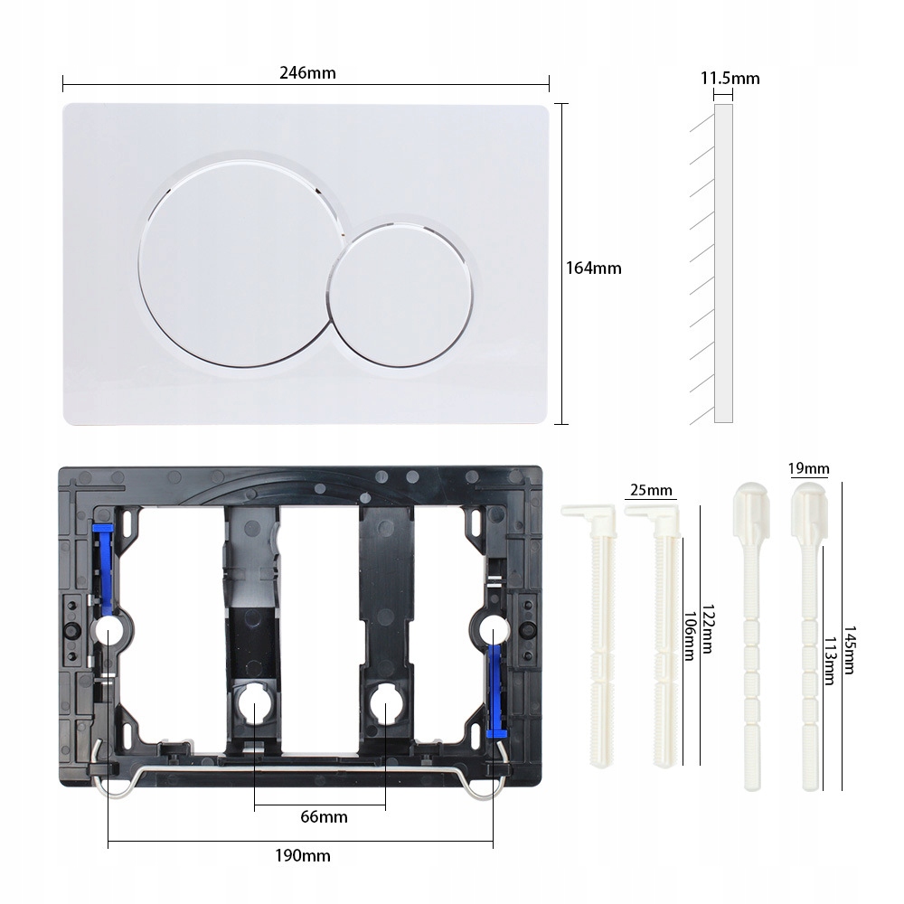 Przycisk spłukujący do WC Geberit Sigma S01-W Marka Geberit