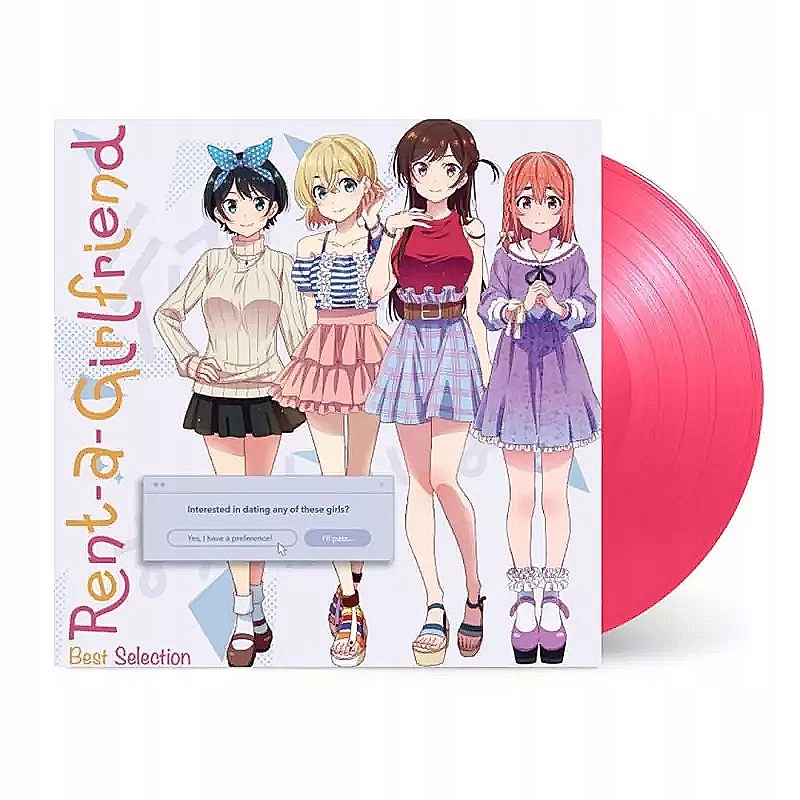 Lp Kenichi Maeyamada: Rent-a-Girlfriend Best Selection Opaque Pink Vinyl