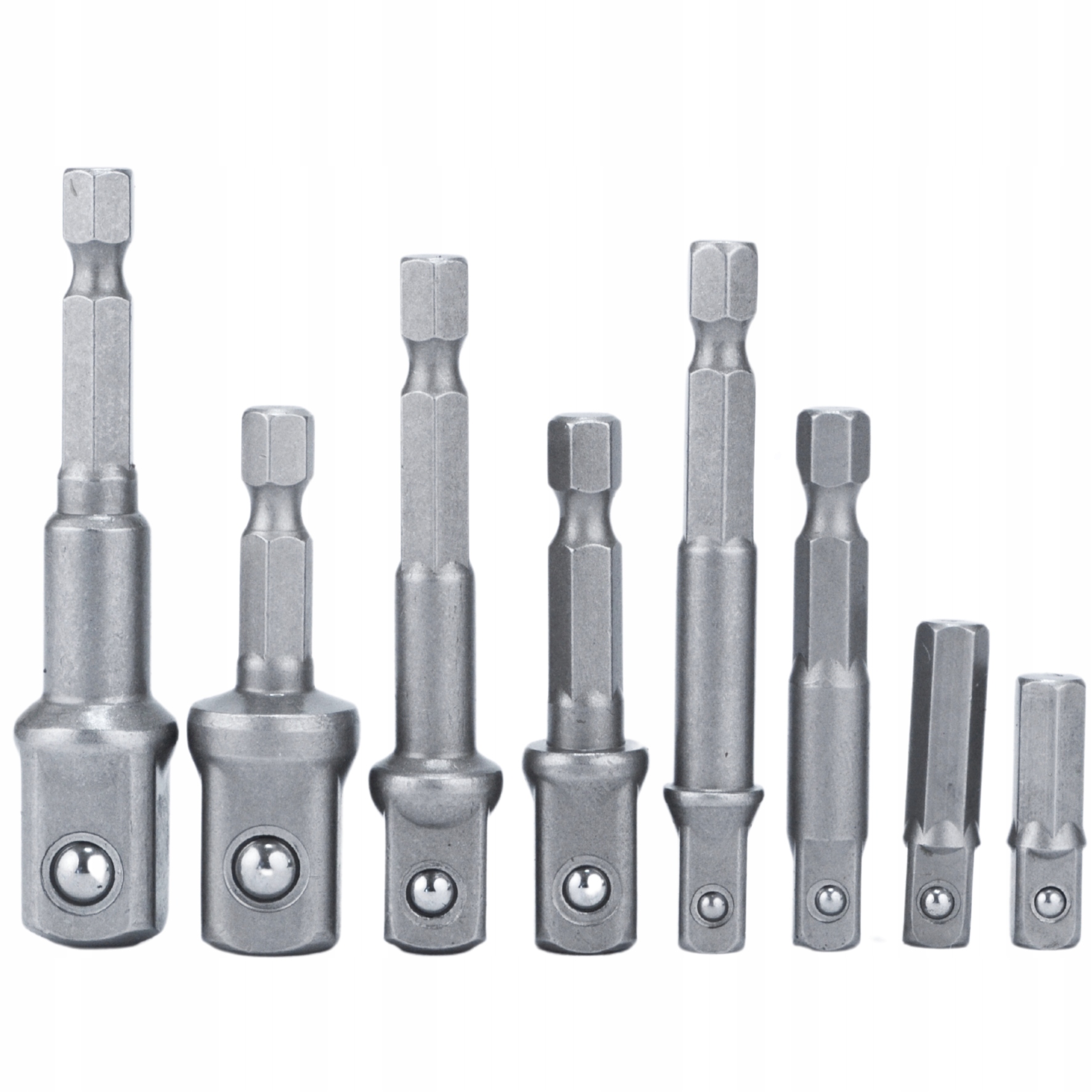 PRZEJŚCIÓWKI REDUKCJE NA NASADKI DO WKRĘTARKI HEX GRZECHOTKI 1/4 3/8 1/2 Marka Black