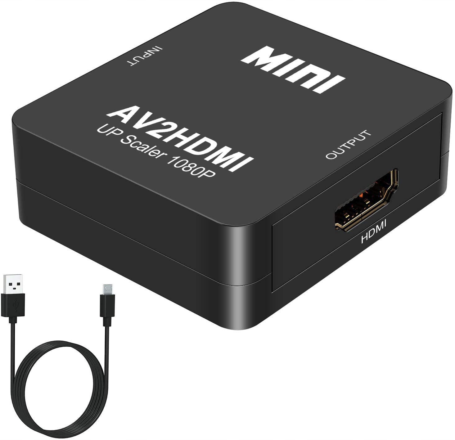 Adapter Konwerter Av Rca Cvbs Cinch Do Hdmi 1080p Koanni