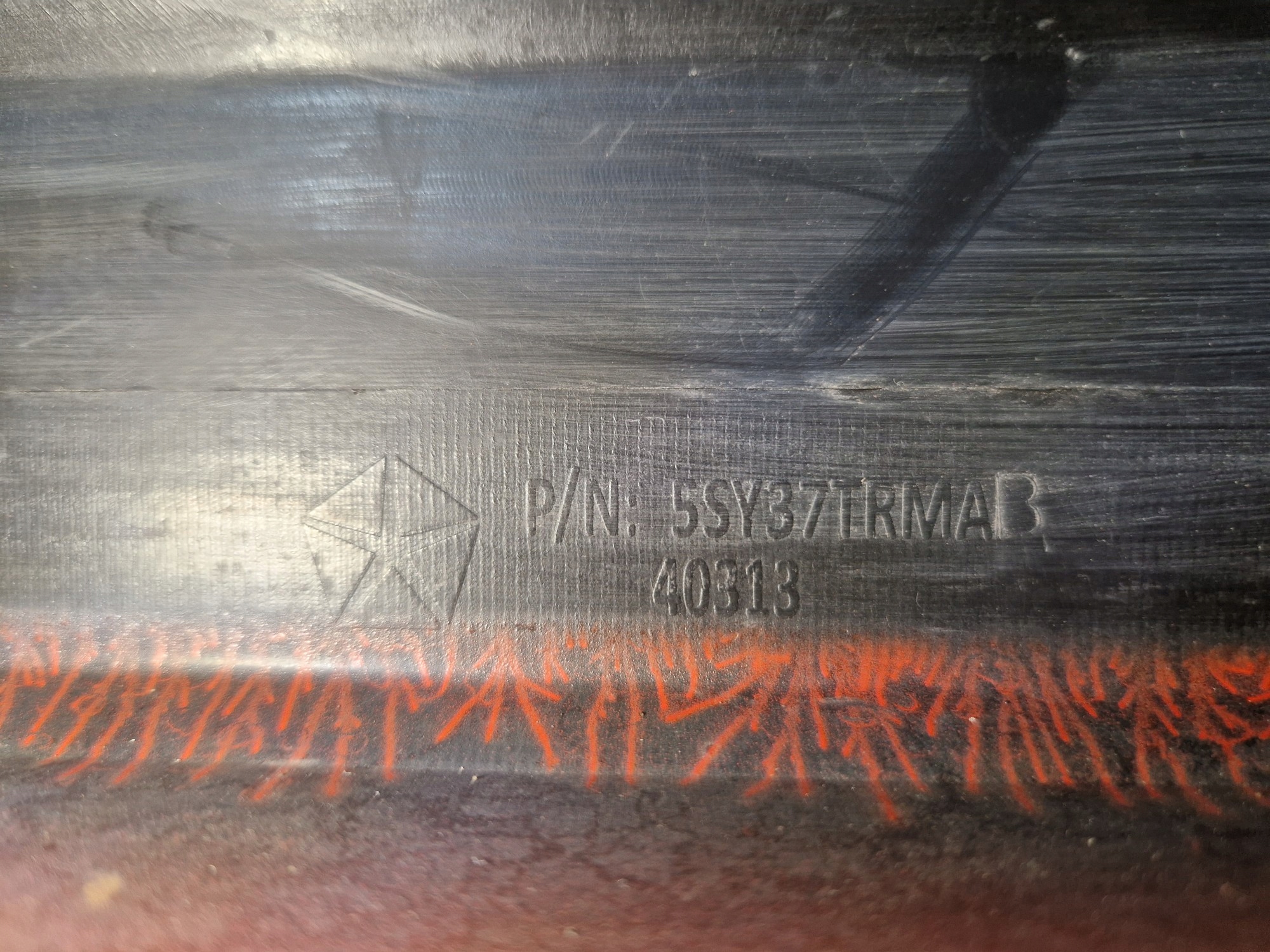 JEEP COMPASS II 2016- bumper rear part rear 5SY37TRMAB