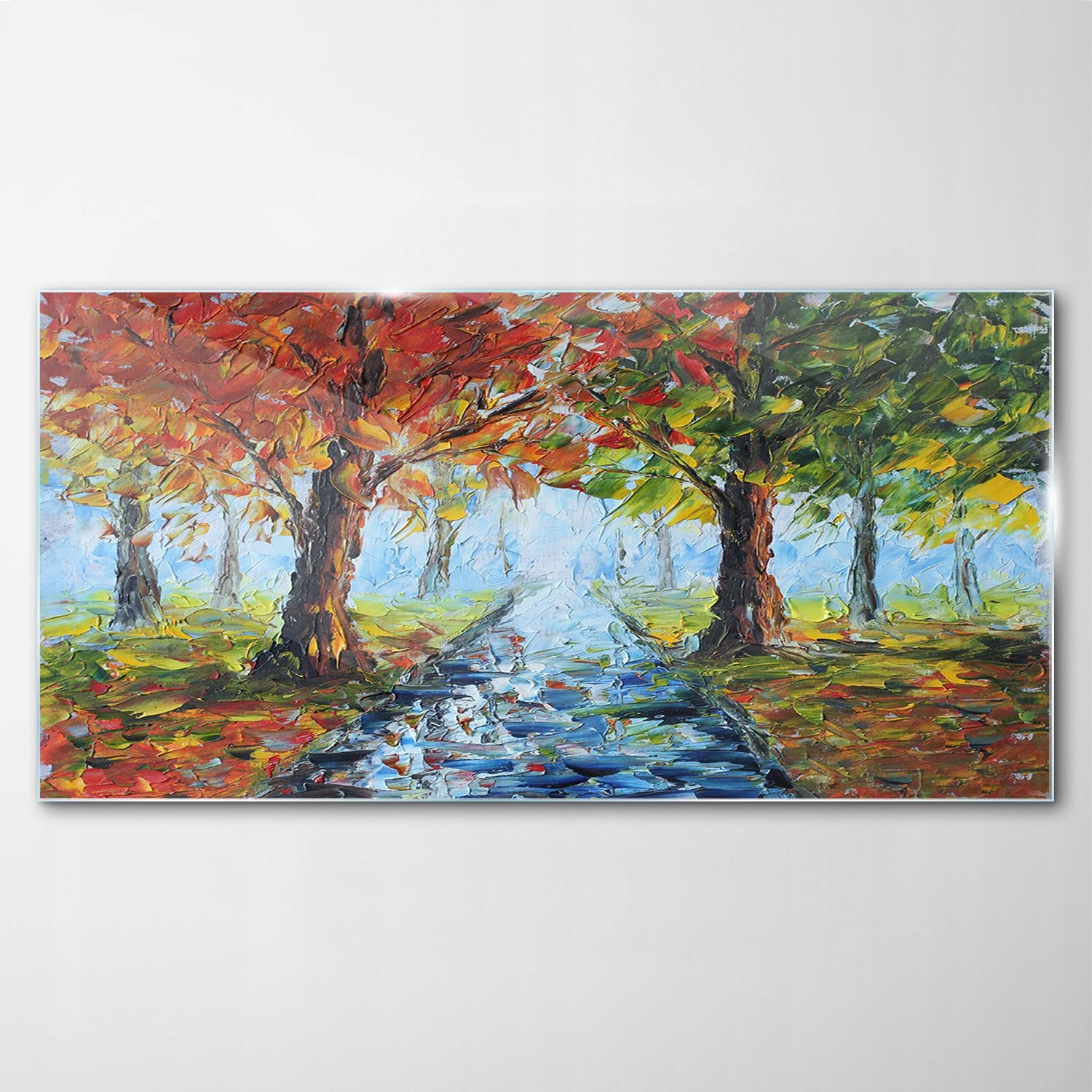 

Obraz Szklany Dekor Krajobraz Deszcz Jesień 100x50