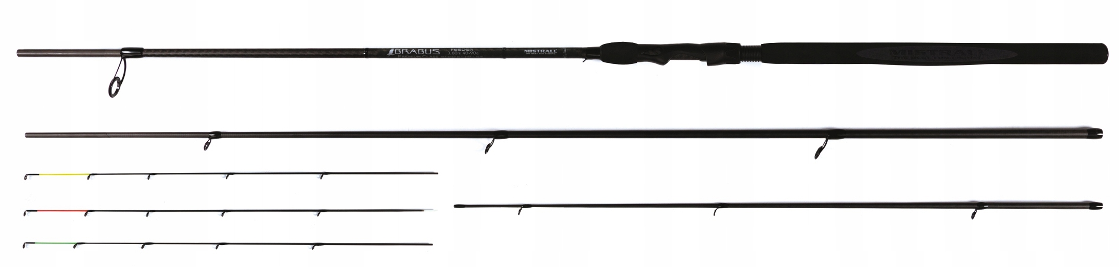 Wędka Mistrall Brabus feeder 360cm 40-90g 3+3 sekcje na grunt
