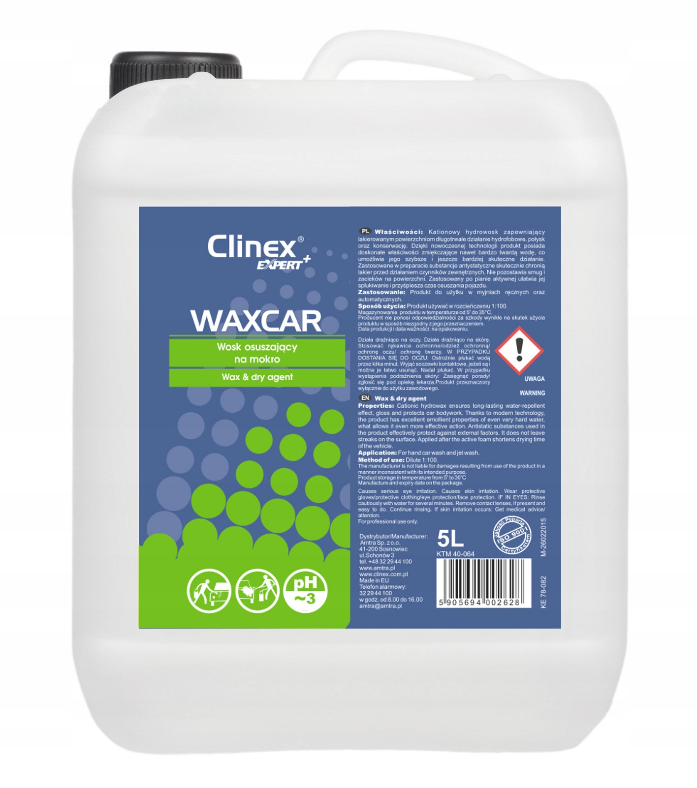 Stred Clinex Expert+ Waxcar 5L Am 40-064