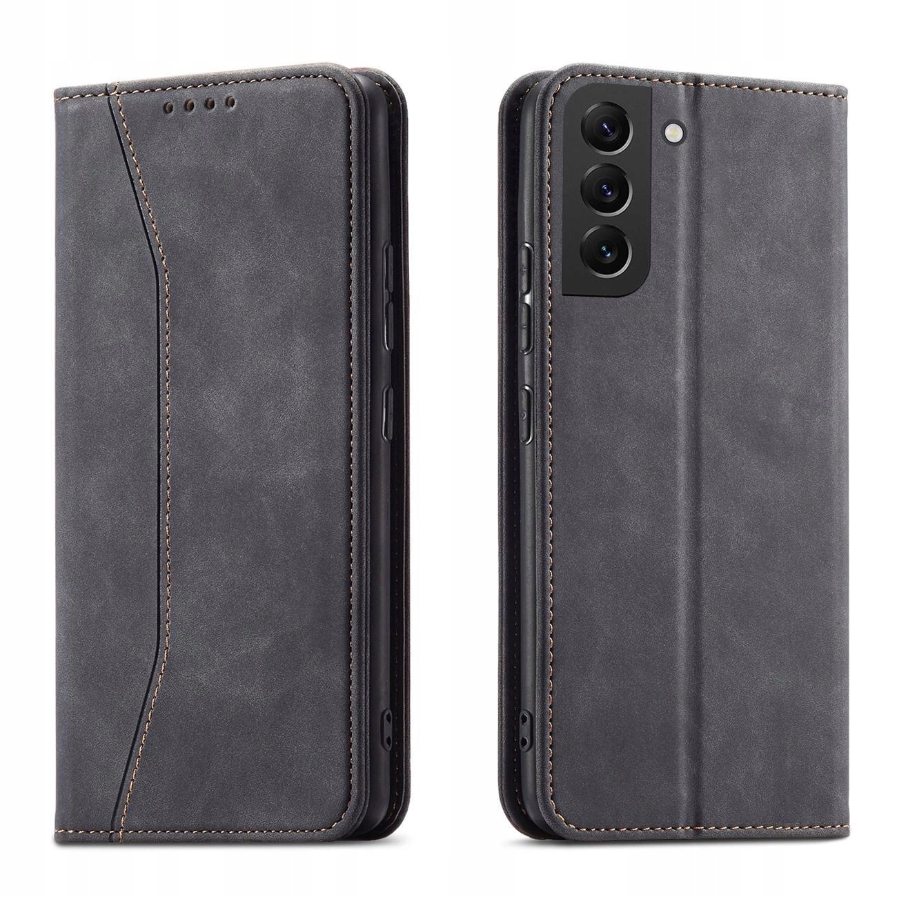 Magnet Fancy Case etui Samsung Galaxy S23+ portfel podstawka czarne