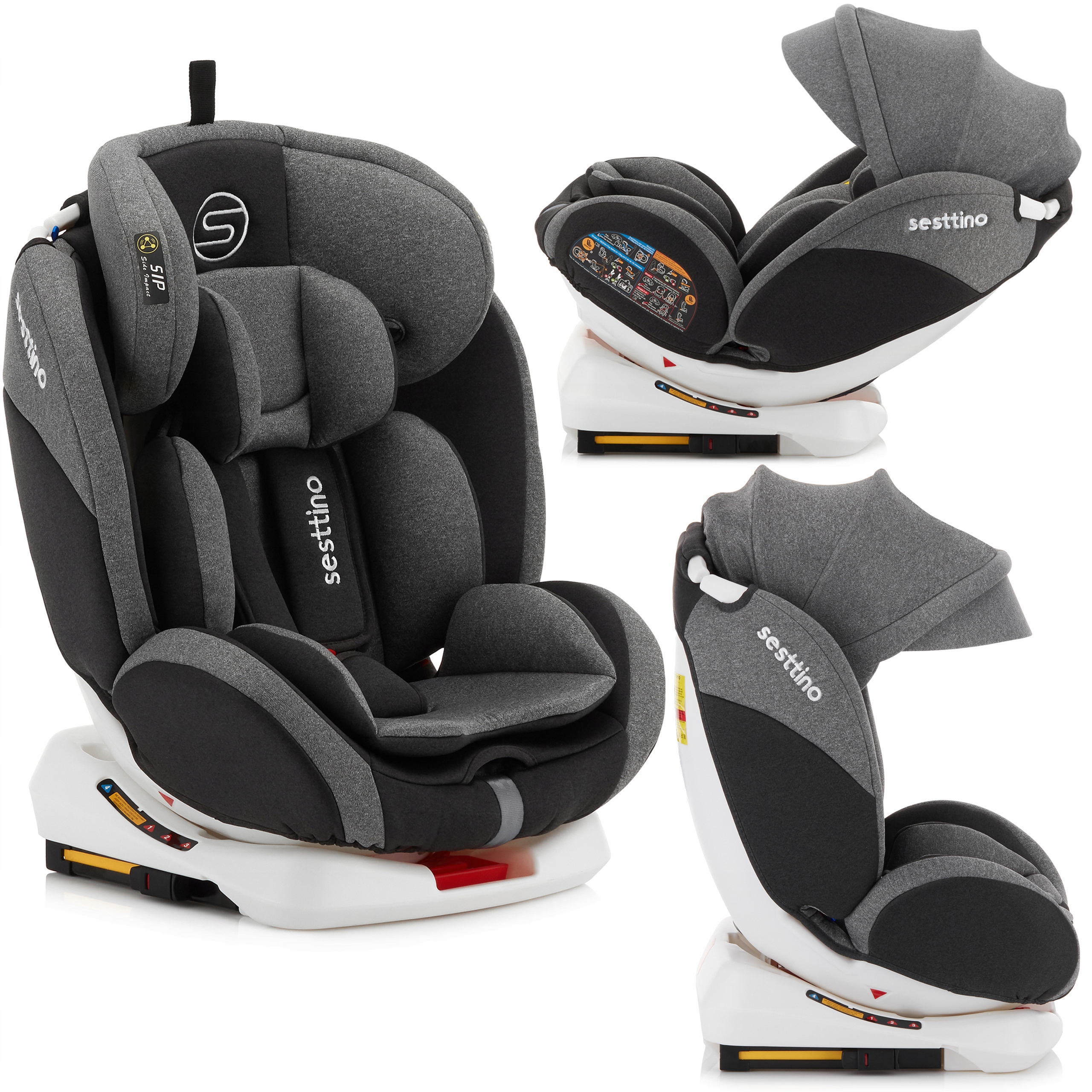 

Fotelik Samochodowy Sesttino Oktagon Isofix 0-36kg
