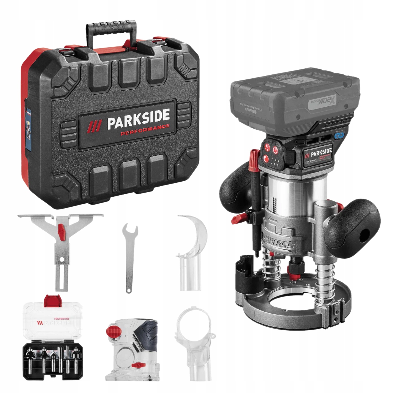 PARKSIDE PERFORMANCE akumulatorowa frezarka wielofunkcyjna PMFAP 20 A1