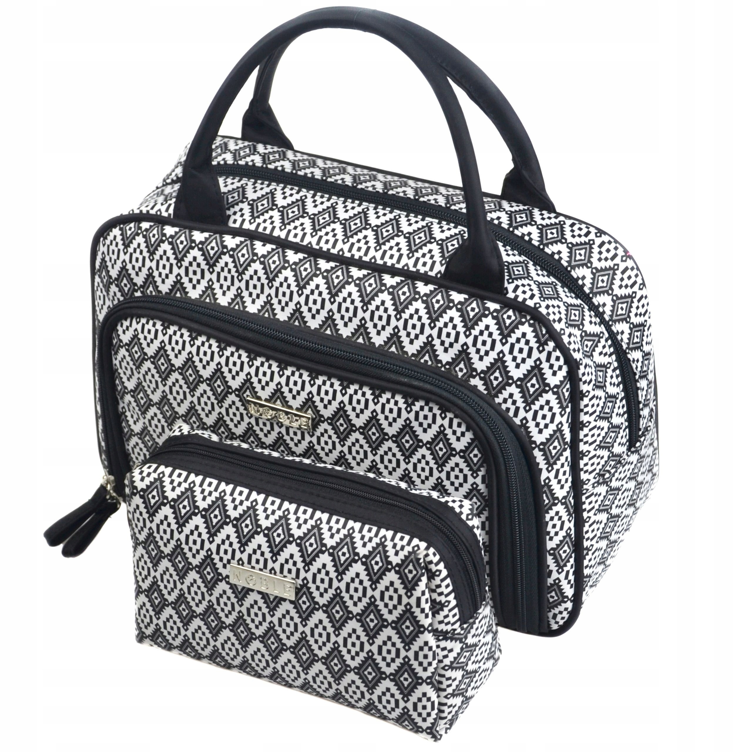 Sada kosmetických taštiček Noble Black&White