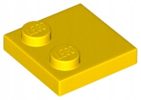 

Lego Płytka mod. 2x2 33909 żółta