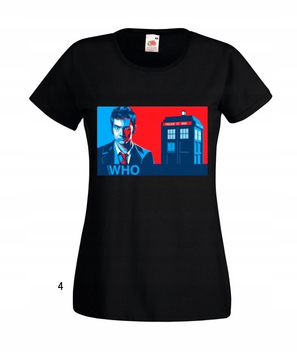

Koszulka Damskie Doktor Who Tardis Wzory