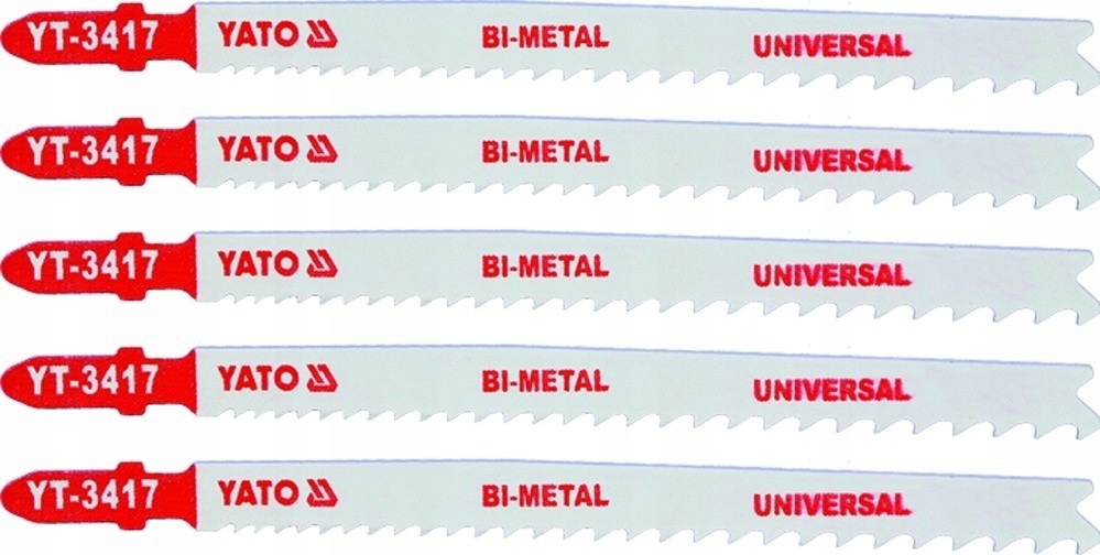 

Brzeszczot bimetal typ t drewno metal 5szt YT-3417