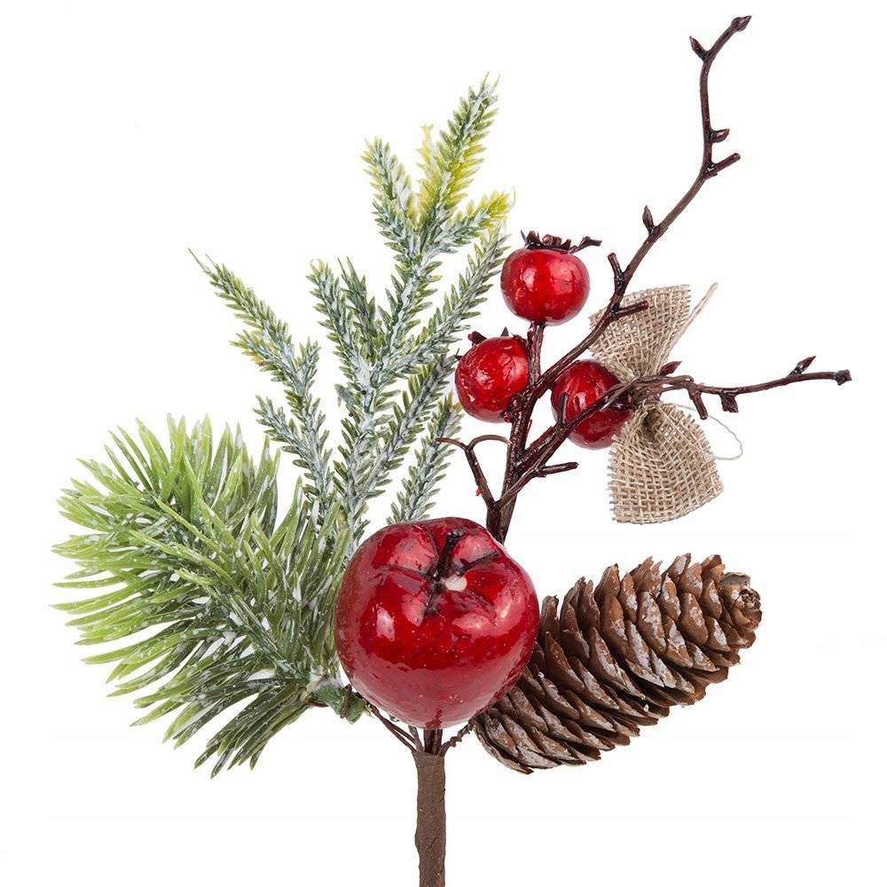 

Gałązka Świerk Jabłuszko Kokarda, 23cm