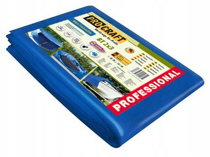 Procraft BT10x15 50g/m2 nepremokavá s okami 10x15m modrá
