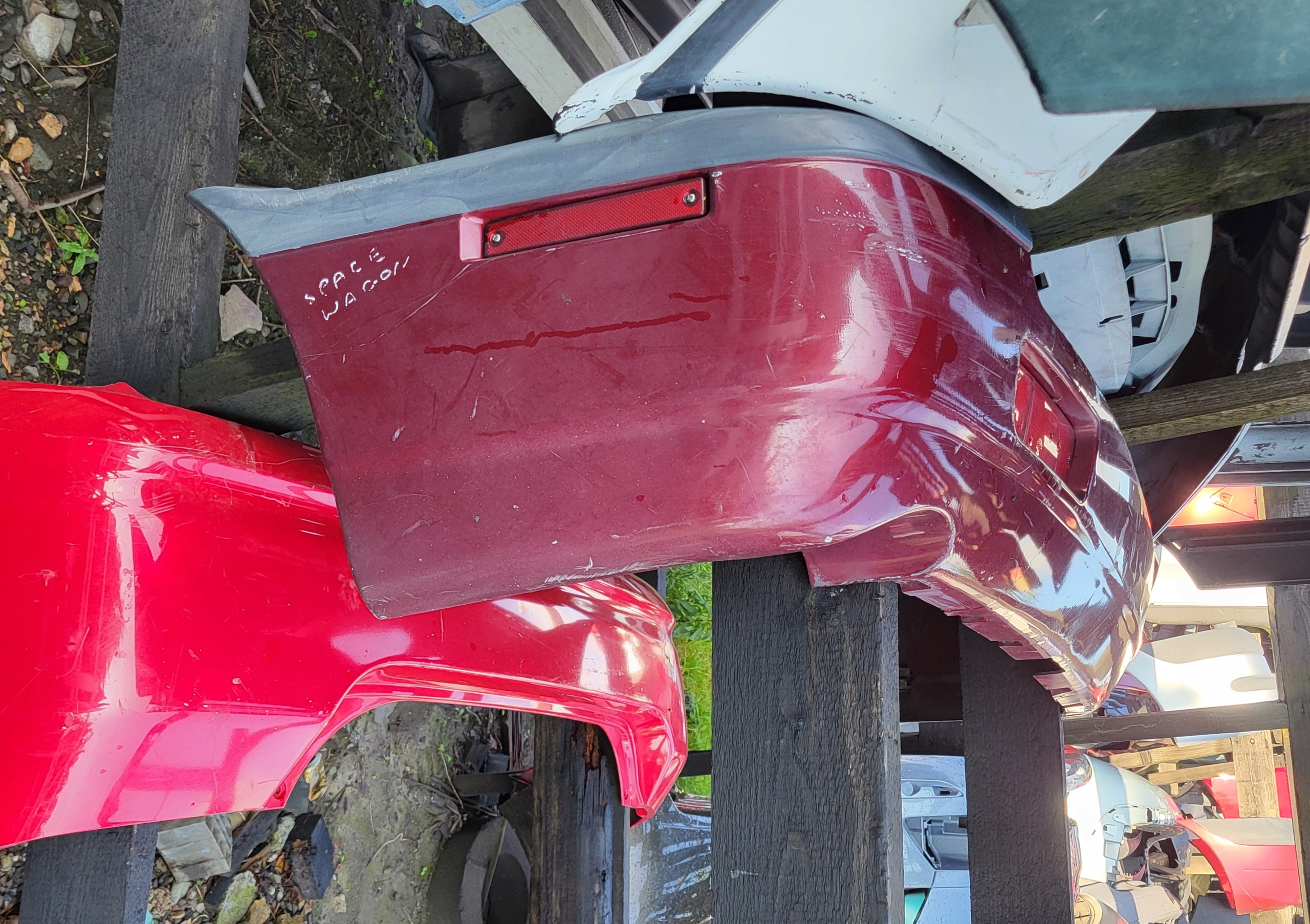 bumper rear part rear ODBLASK light MITSUBISHI SPACE WAGON 2 GENERACJA N30 N40
