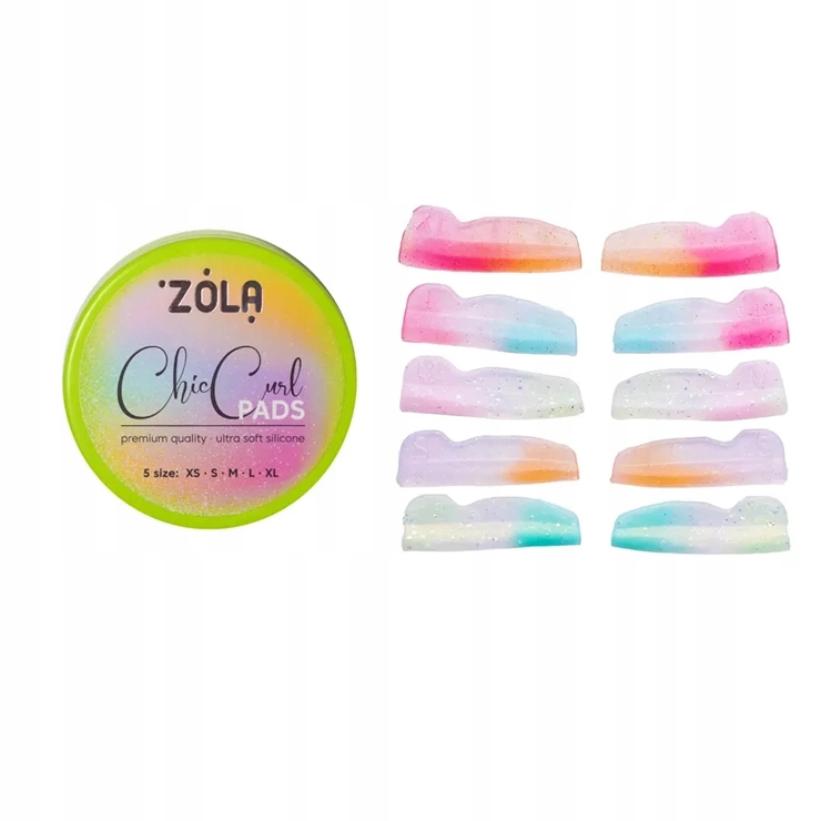 Zola Silikonové formy pro laminaci řas Chic Curl