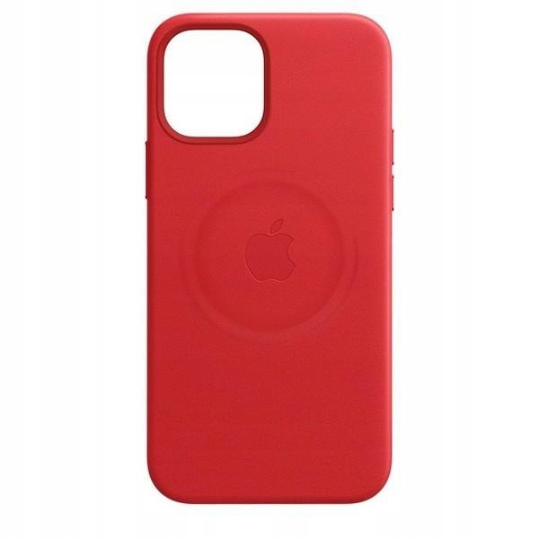 Etui Apple MHKJ3ZM/A iPhone 12 Pro MaxMagSafe czerwone/red Leather Case