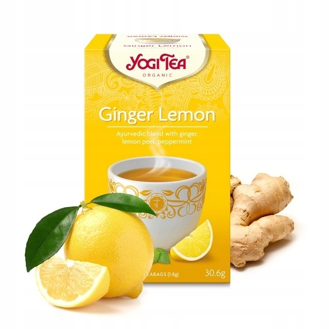 HERBATA YOGI TEA GINGER LEMON IMBIROWO CYTRYNOWA 12488047601 Allegro.pl