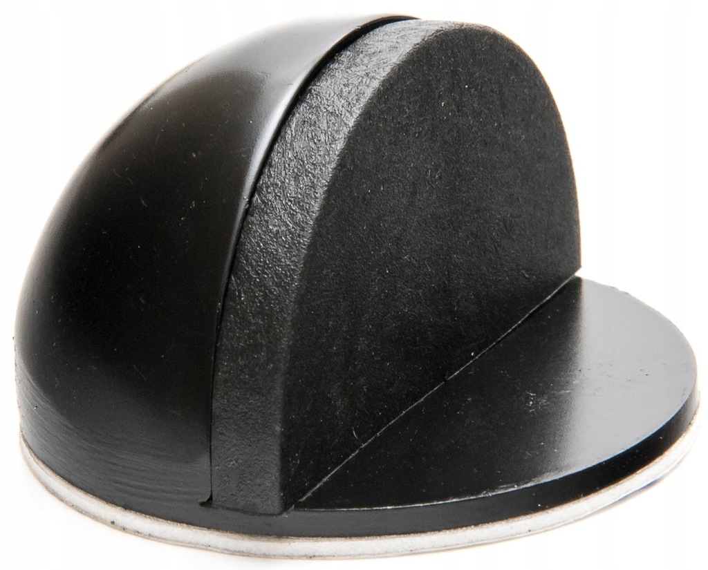 

Odbojnik, odbój stoper do drzwi przyklejany Czarny