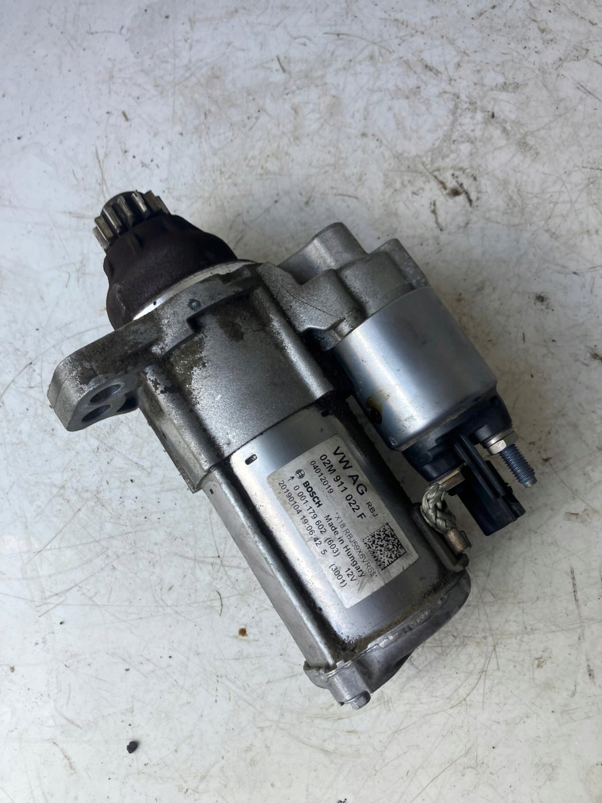 starter SKODA FABIA III 1.0 TSI 02M911022F