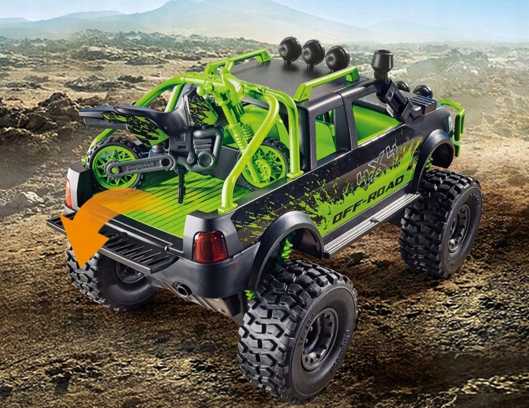 PLAYMOBIL 70460 Jeep Motor Cross Terenowy Warrior Marka Playmobil