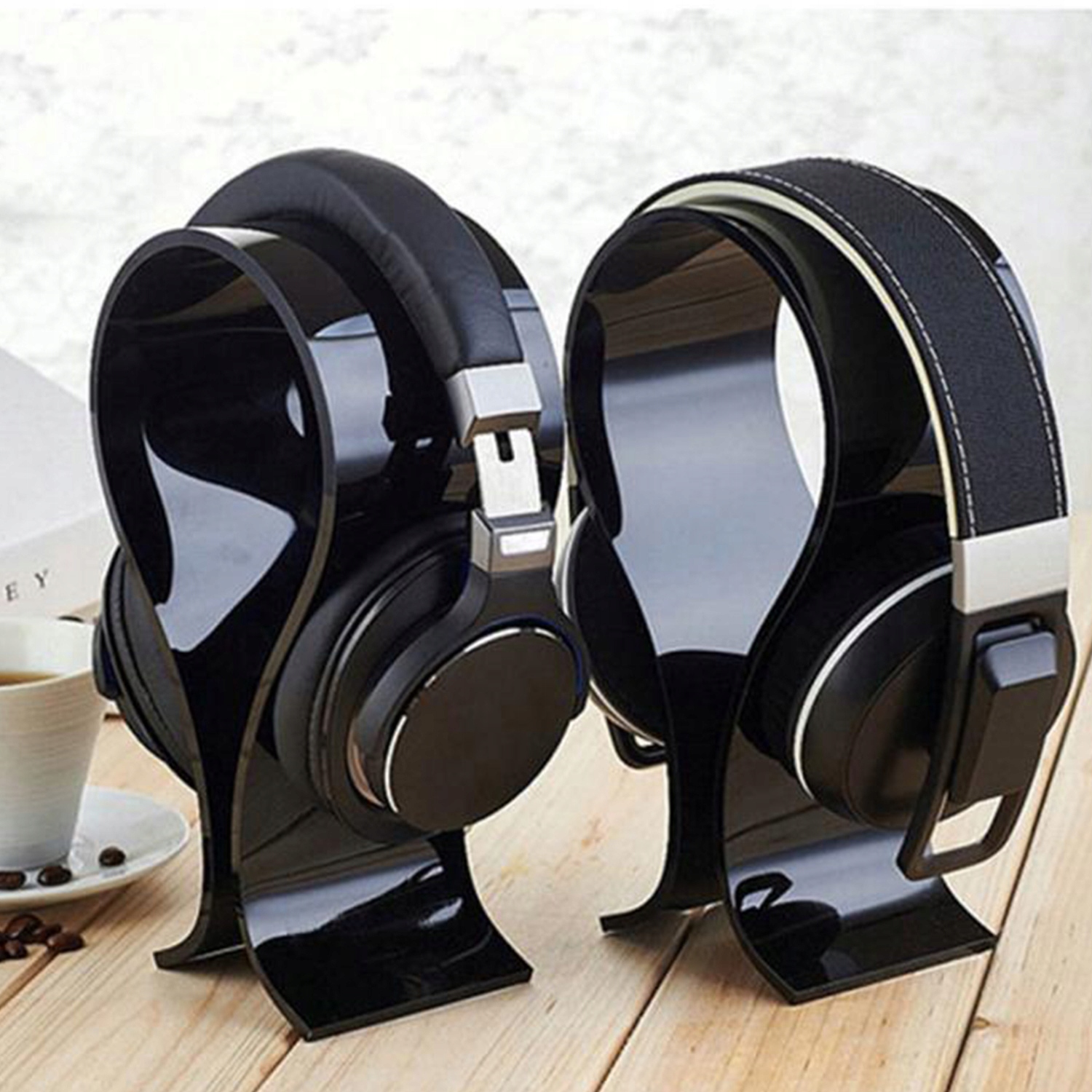 Uchwyt stojak akrylowy podstawka statyw na słuchawki nauszne na biurko EAN (GTIN) 5905101590922