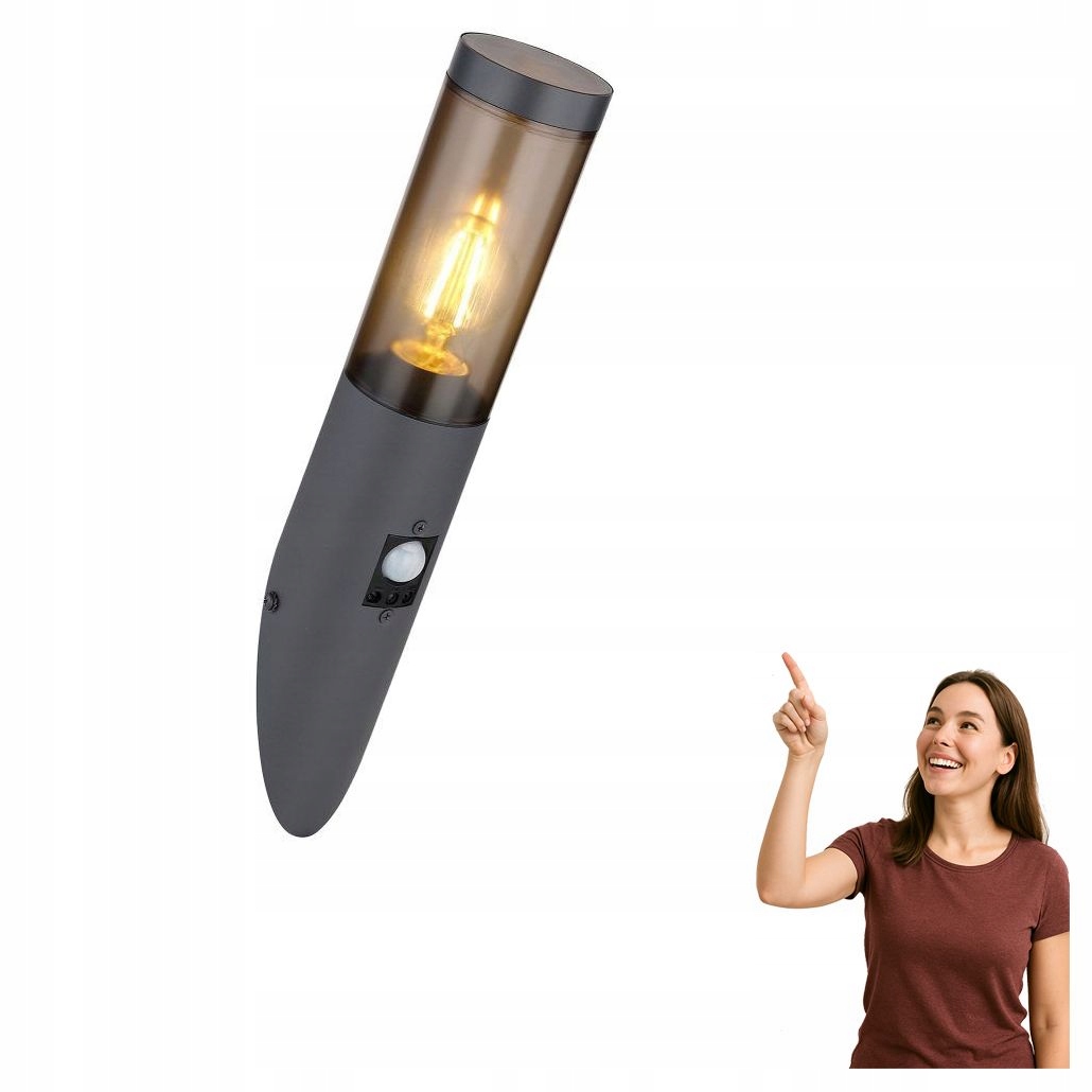 Venkovní nástěnné svítidlo s senzorem Boston 3157SAS Globo