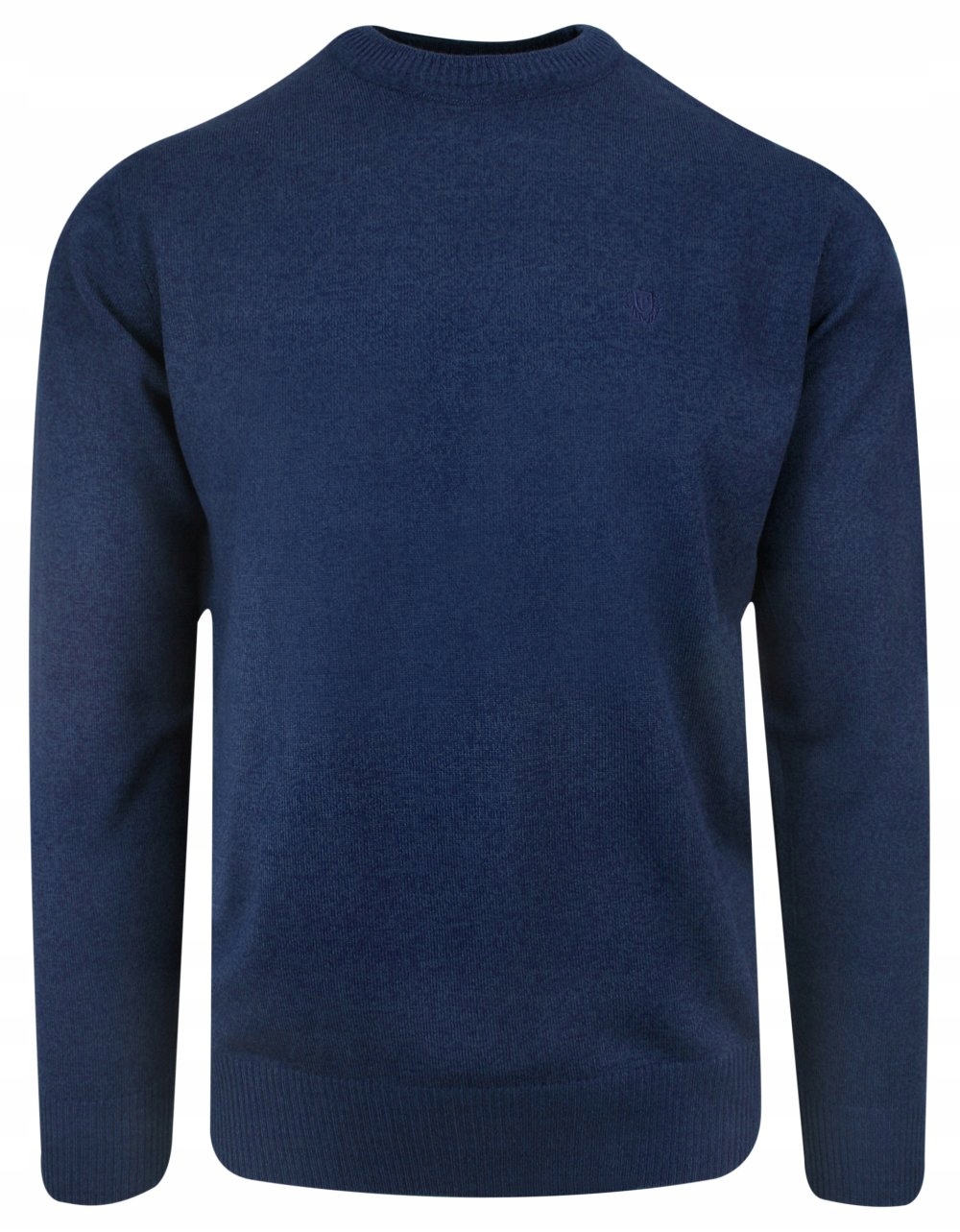 Tmavě Modrý Vlněný Rolák s Vysokým Límcem Velikost L